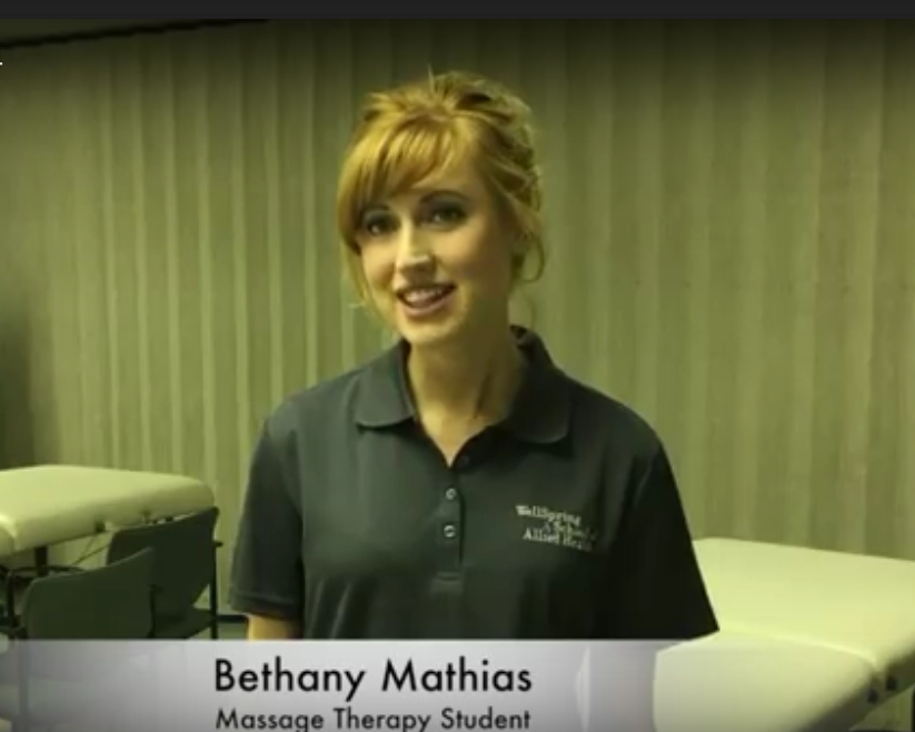 Careers in Massage Therapy Video Interview with Bethany Mathias, a WellSpring Massage Therapy